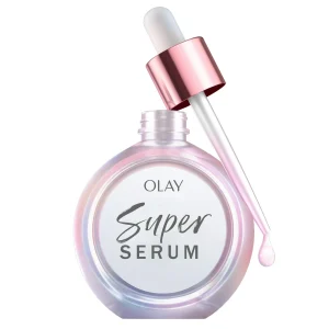 Olay Super Serum - Niacinamide, Vitamin C & E, Collagen Peptide, AHA - 5-in-1 Skin Care Benefits for Face